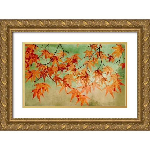 Canopy Gold Ornate Wood Framed Art Print with Double Matting by PI Studio