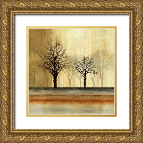 Escape Gold Ornate Wood Framed Art Print with Double Matting by PI Studio