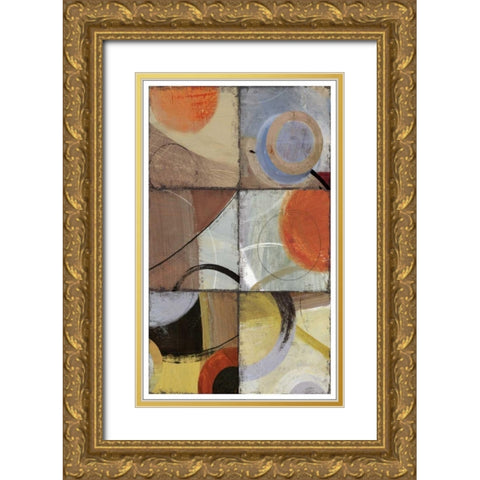 Hole in  I Gold Ornate Wood Framed Art Print with Double Matting by PI Studio