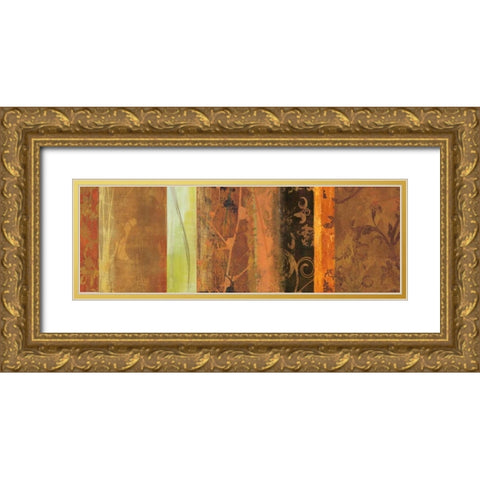 Autumn Soprana Gold Ornate Wood Framed Art Print with Double Matting by PI Studio