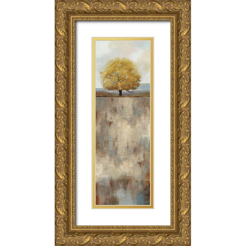 Out of the Blue II Gold Ornate Wood Framed Art Print with Double Matting by PI Studio