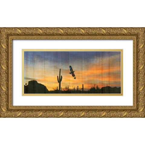 Looking Tree Gold Ornate Wood Framed Art Print with Double Matting by PI Studio