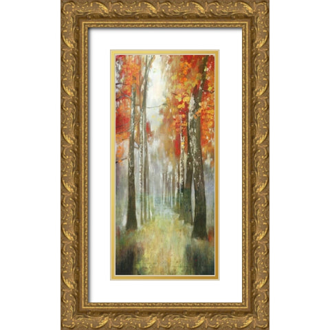 Path of Dreams Gold Ornate Wood Framed Art Print with Double Matting by PI Studio