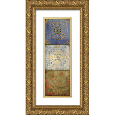 Scarboro Fair I Gold Ornate Wood Framed Art Print with Double Matting by PI Studio