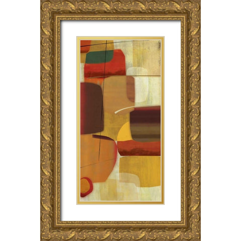 Clues Gold Ornate Wood Framed Art Print with Double Matting by PI Studio