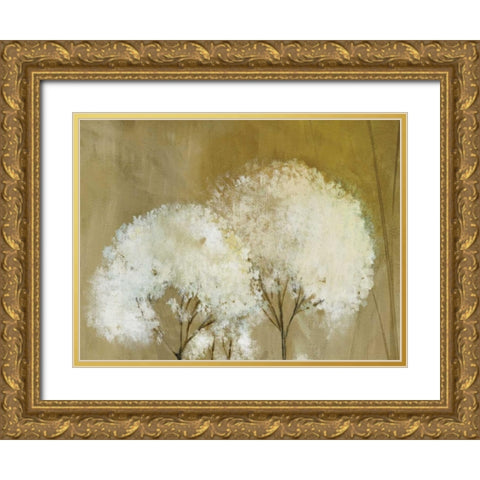 Whisper II Gold Ornate Wood Framed Art Print with Double Matting by PI Studio