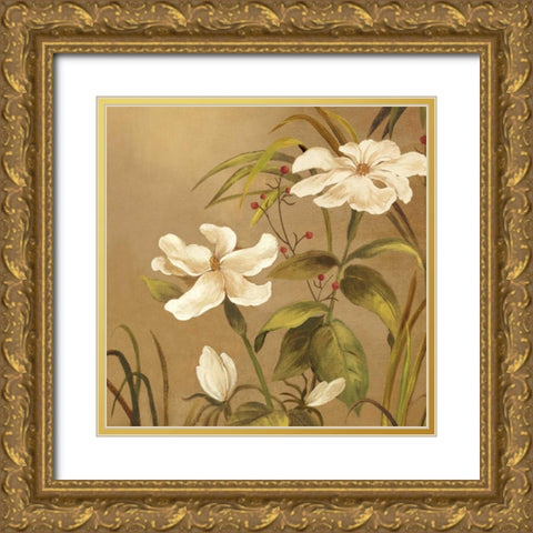 Bamboo Beauty II Gold Ornate Wood Framed Art Print with Double Matting by PI Studio