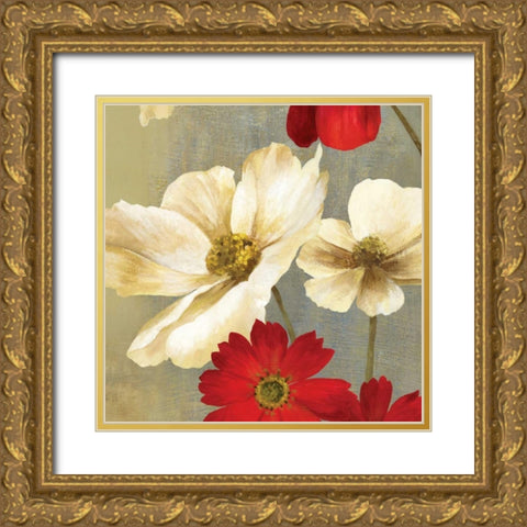 Up Close I Gold Ornate Wood Framed Art Print with Double Matting by PI Studio