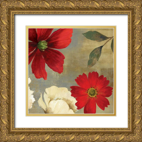 Up Close II Gold Ornate Wood Framed Art Print with Double Matting by PI Studio