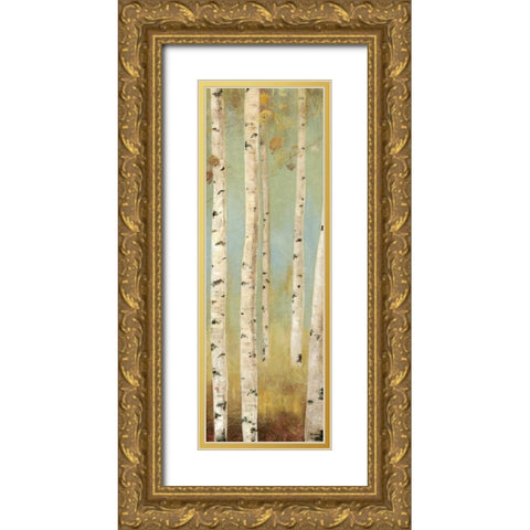 Eco Panel I Gold Ornate Wood Framed Art Print with Double Matting by PI Studio