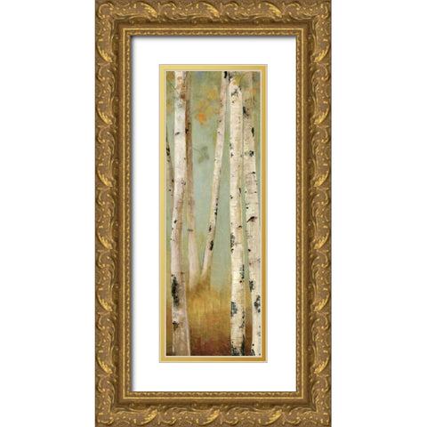 Eco Panel II Gold Ornate Wood Framed Art Print with Double Matting by PI Studio