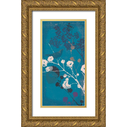 Birds Eye View I Gold Ornate Wood Framed Art Print with Double Matting by PI Studio