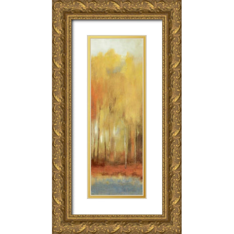 Haze I Gold Ornate Wood Framed Art Print with Double Matting by PI Studio