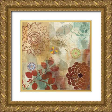 Ambiente I Gold Ornate Wood Framed Art Print with Double Matting by PI Studio