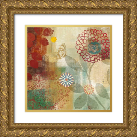 Ambiente II Gold Ornate Wood Framed Art Print with Double Matting by PI Studio