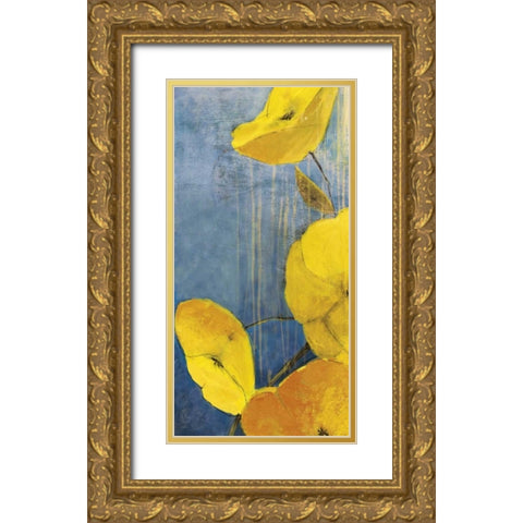 Sunshine II Gold Ornate Wood Framed Art Print with Double Matting by PI Studio