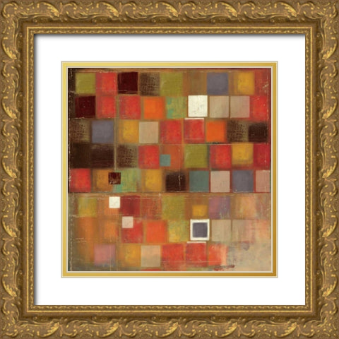 Diversified Gold Ornate Wood Framed Art Print with Double Matting by PI Studio