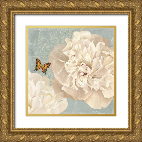 Innocence Gold Ornate Wood Framed Art Print with Double Matting by PI Studio