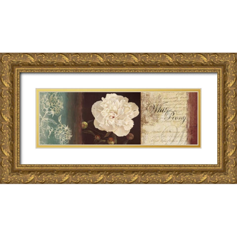 Romanticism Gold Ornate Wood Framed Art Print with Double Matting by PI Studio
