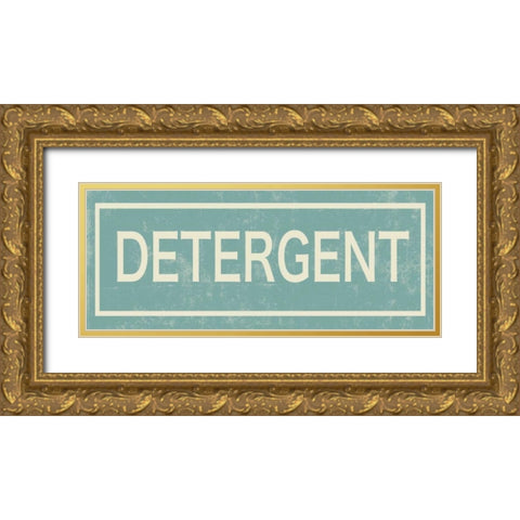 Detergent Gold Ornate Wood Framed Art Print with Double Matting by PI Studio