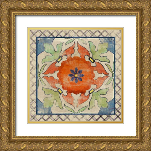 Mexi Casa II Gold Ornate Wood Framed Art Print with Double Matting by PI Studio