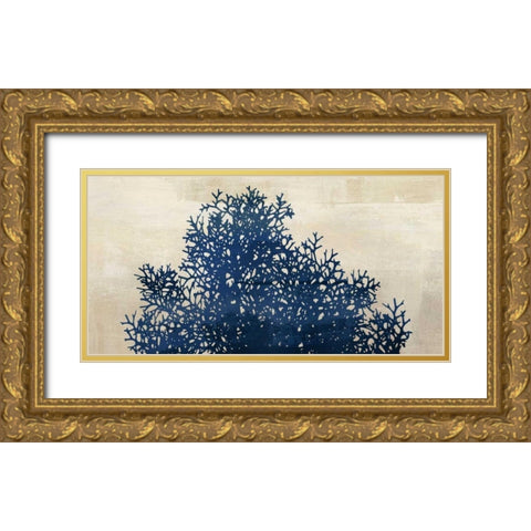 Ink Coral II Gold Ornate Wood Framed Art Print with Double Matting by PI Studio