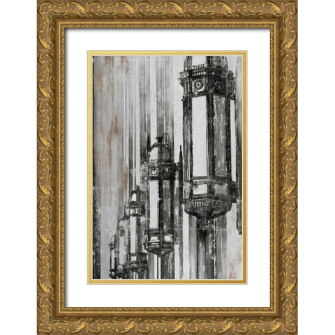 Centurion II Gold Ornate Wood Framed Art Print with Double Matting by PI Studio