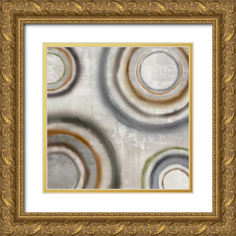 Nebulous II Gold Ornate Wood Framed Art Print with Double Matting by PI Studio