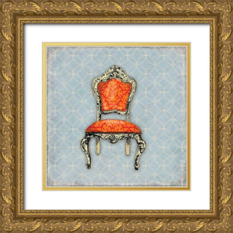 BergÃ¨re III Gold Ornate Wood Framed Art Print with Double Matting by PI Studio