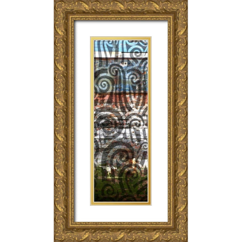 Anonymity III Gold Ornate Wood Framed Art Print with Double Matting by PI Studio