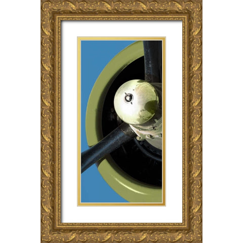 Aeronautical IV Gold Ornate Wood Framed Art Print with Double Matting by PI Studio