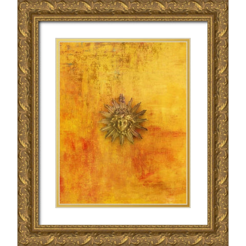 STUDY IV Gold Ornate Wood Framed Art Print with Double Matting by PI Studio