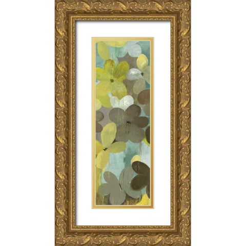Acquiesce Gold Ornate Wood Framed Art Print with Double Matting by PI Studio