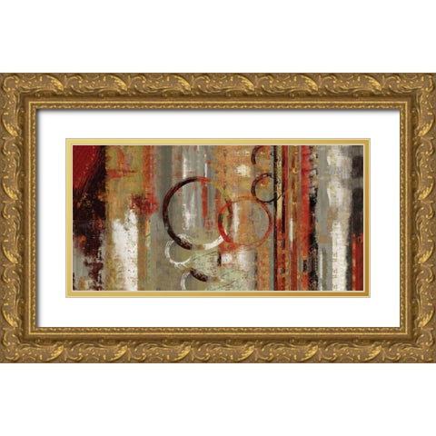 Portage I Gold Ornate Wood Framed Art Print with Double Matting by PI Studio