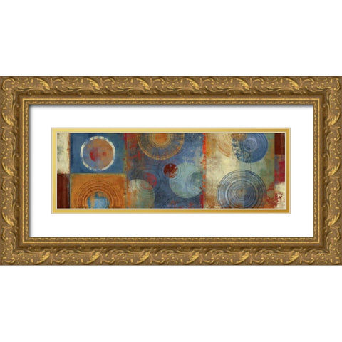 Organic I Gold Ornate Wood Framed Art Print with Double Matting by PI Studio
