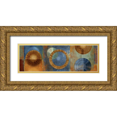 Organic II Gold Ornate Wood Framed Art Print with Double Matting by PI Studio