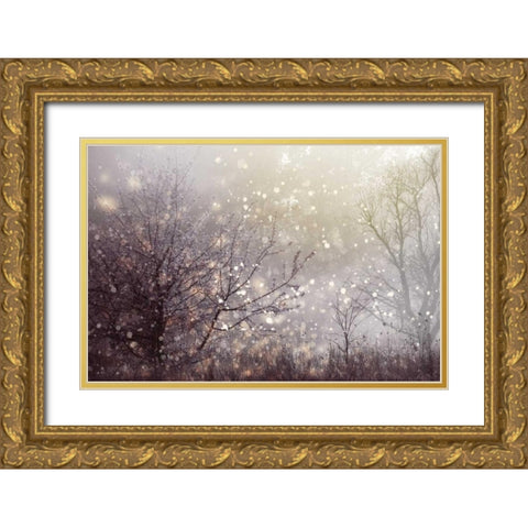 Atmospheric I Gold Ornate Wood Framed Art Print with Double Matting by PI Studio