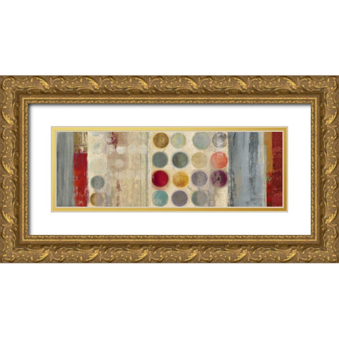 Sundried and Spotted Gold Ornate Wood Framed Art Print with Double Matting by PI Studio