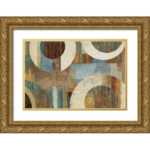 Gisel II Gold Ornate Wood Framed Art Print with Double Matting by PI Studio