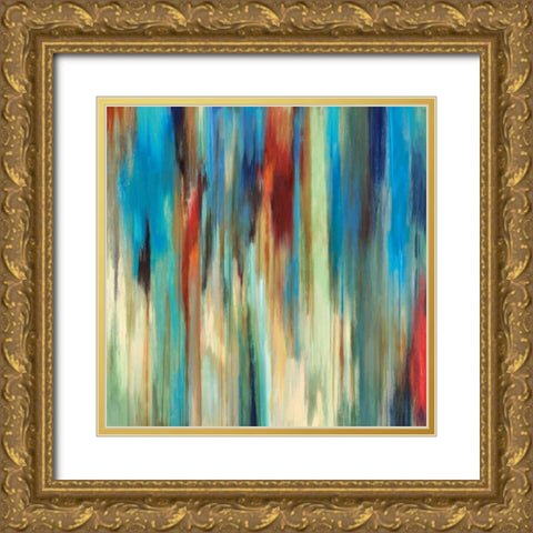 Aurora II - Z Gallerie Gold Ornate Wood Framed Art Print with Double Matting by PI Studio