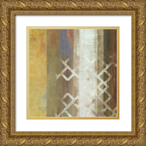 Pagenum II Gold Ornate Wood Framed Art Print with Double Matting by PI Studio