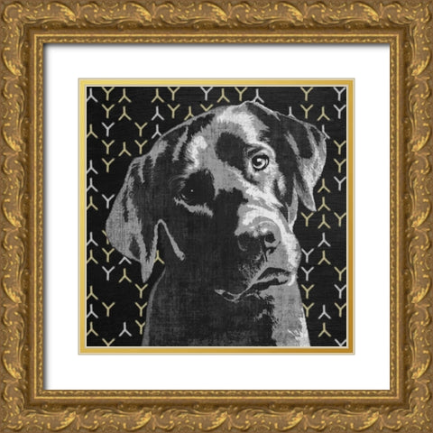 Lab Gold Ornate Wood Framed Art Print with Double Matting by PI Studio