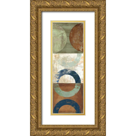 Hope to Taupe I Gold Ornate Wood Framed Art Print with Double Matting by PI Studio