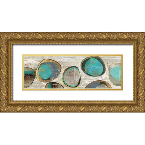 Stem Speckled I Gold Ornate Wood Framed Art Print with Double Matting by PI Studio