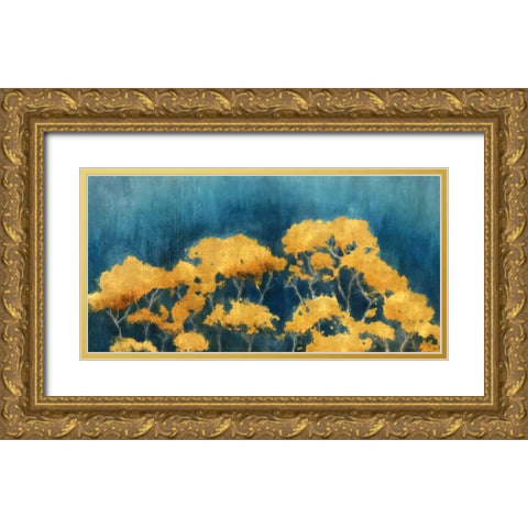 Fresh Endeavor Gold Ornate Wood Framed Art Print with Double Matting by PI Studio