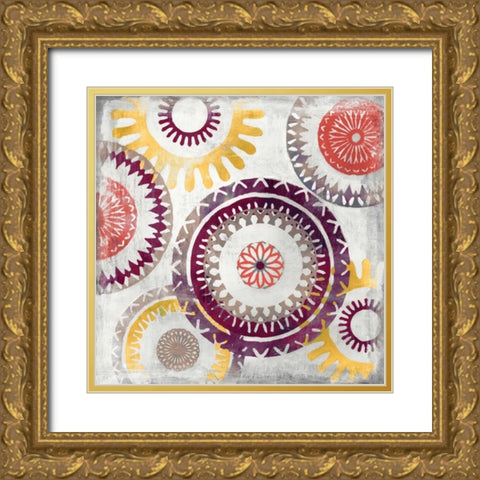 Play Gold Ornate Wood Framed Art Print with Double Matting by PI Studio