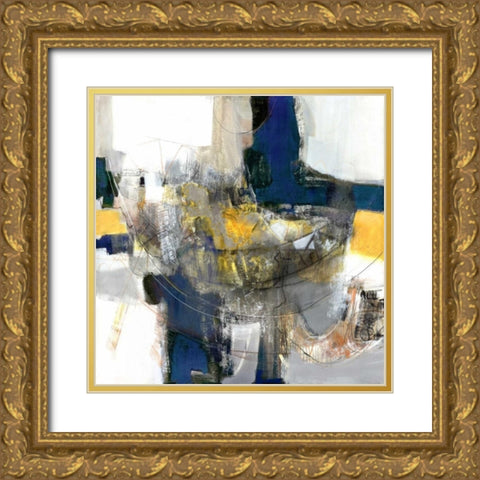 Round Trip I Gold Ornate Wood Framed Art Print with Double Matting by Piovan, Mauricio