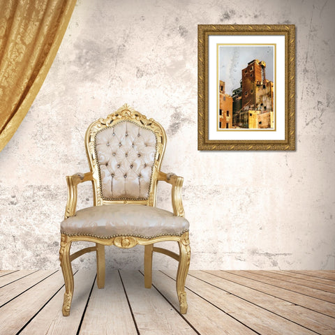 Bunker West Gold Ornate Wood Framed Art Print with Double Matting by Normand, Pascal