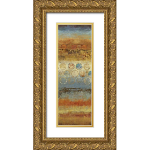 Playful I Gold Ornate Wood Framed Art Print with Double Matting by Pearce, Allison