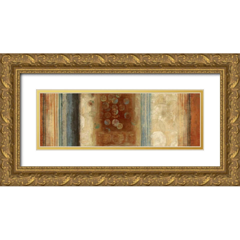 Jasper II Gold Ornate Wood Framed Art Print with Double Matting by Pearce, Allison
